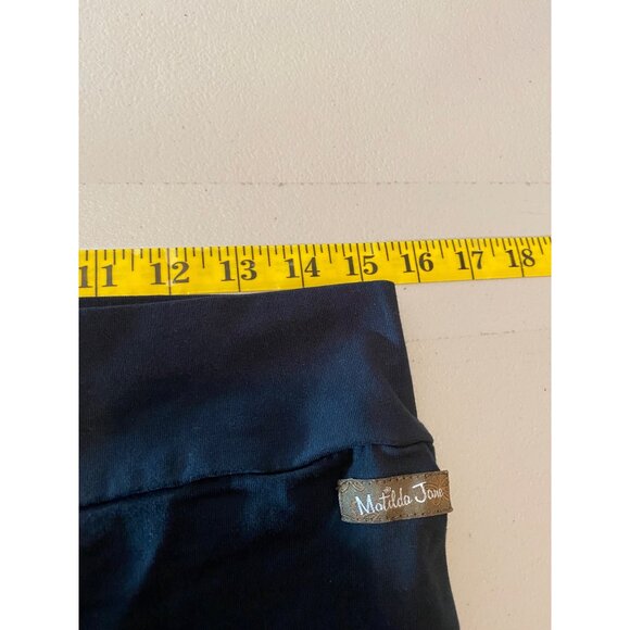 Matilda Jane Wide-Leg Black Pants Tired Hem Small - Picture 7 of 8